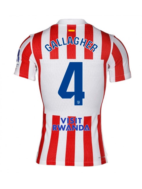 Atletico Madrid Conor Gallagher #4 Replika Hemmakläder 2025-26 Kortärmad Atletico Madrid Conor Gallagher #4 Replika Hemmakläder 2025-26 Kortärmad